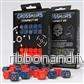 Crosshairs Compact D6: Cobalt & Red - Set of 20 Dice - Bild 3