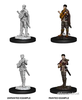 D&D Nolzur’s Marvelous Miniatures: Female Half Elf Bard