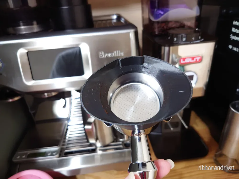 54 mm doseringstratt för Lelit PL72 & Breville Portafilter