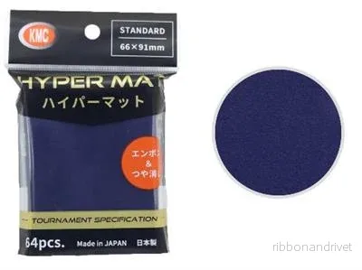 KMC Standard Sleeves – Hyper MAT Blue (64 Sleeves) KMC Standard Sleeves – Hyper MAT Blue (64 Sleeves)