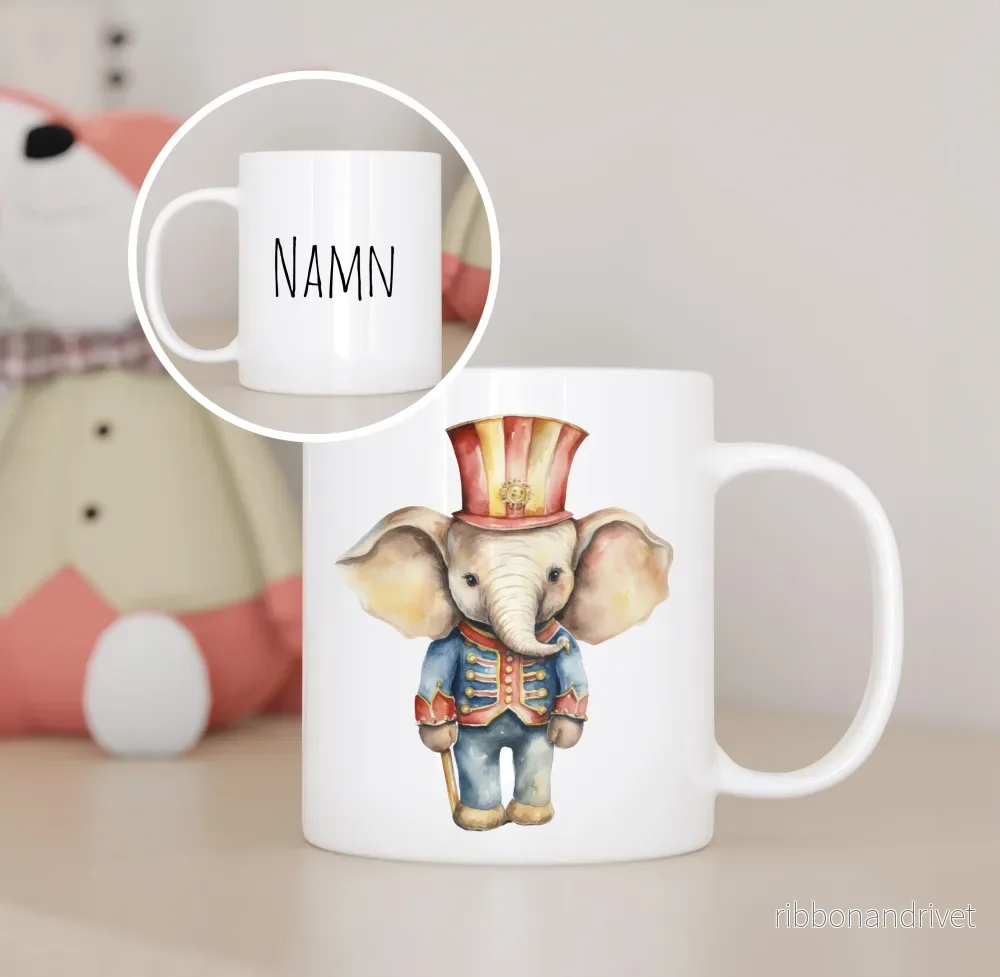 Cirkus | Personlig barnmugg Cirkus | Personlig barnmugg