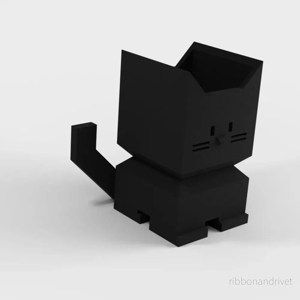 Cali Cat bläckhållare och praktisk skrivbordsorganisatör - Bild 2