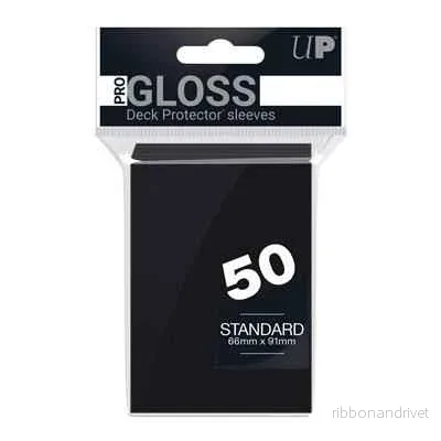 UP - Standard Sleeves - Svart (50 Sleeves) - Bild 2