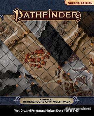 Pathfinder Flip-Mat: Underjordisk Stad Multi-Pack - Bild 2
