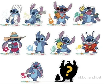 Lilo & Stitch – Acryl Mini Blind Box display med 18 förpackningar Lilo & Stitch – Acryl Mini Blind Box display med 18 förpackningar
