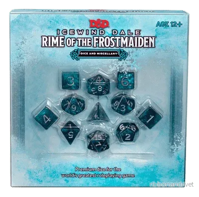 D&D Icewind Dale: Rime of the Frostmaiden Tärningsset D&D Icewind Dale: Rime of the Frostmaiden Tärningsset