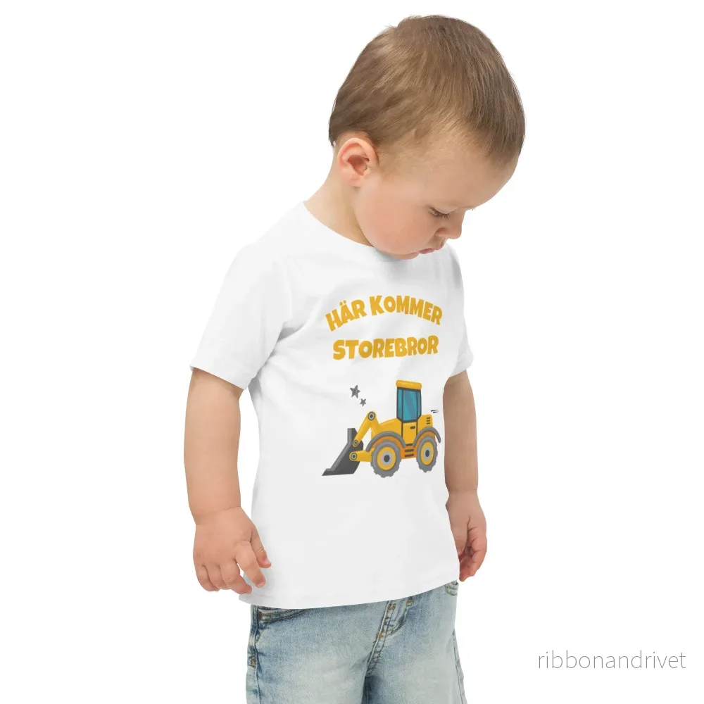 Här kommer storebror T-shirt - Grävskopa - Bild 2