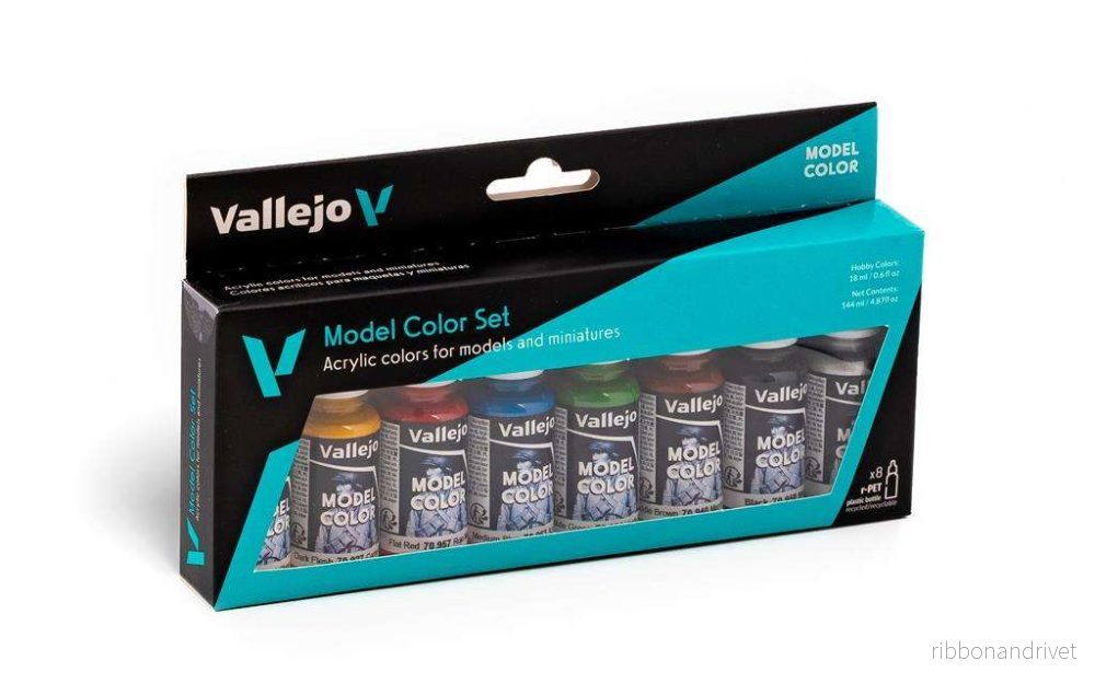 Vallejo - Model Color / 8 färger set - Wargames Basics 18 ml