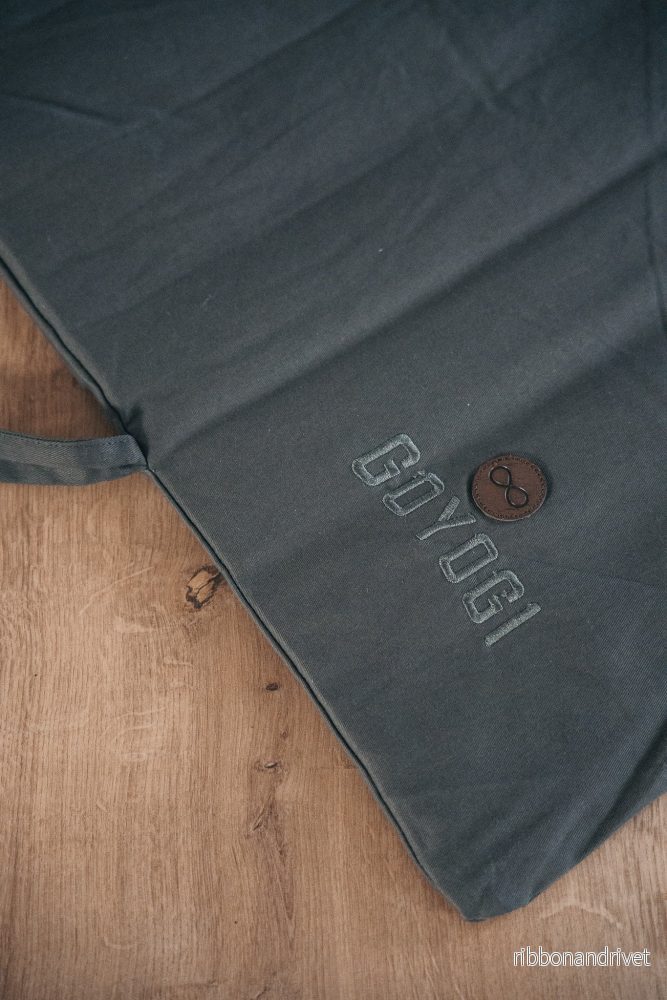 Calm Organic Cotton Yin Futon mat - Dark Grey - Bild 2