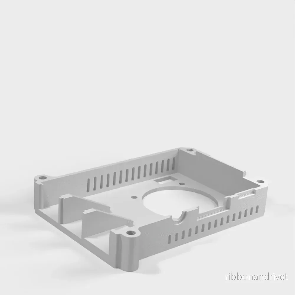 Raspberry Pi 3B fodral med 40 mm fläkt för Kintaro kylfläns - Bild 3