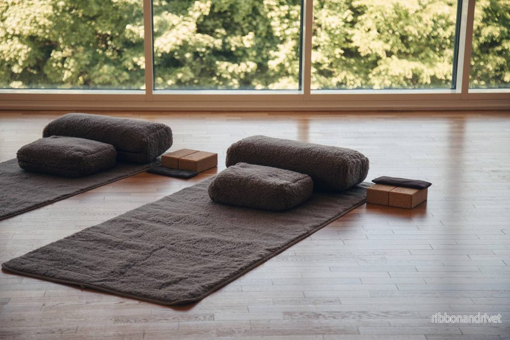 Release Wool Yoga Mat 90 x 200 cm - Light Brown - Bild 2
