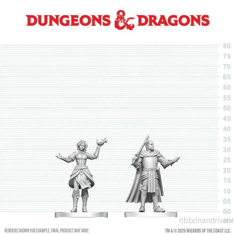 D&D Nolzur's Marvelous Miniatures: Knight & Mage Apprentice - EN