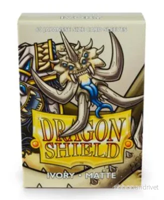 Dragon Shield Small Sleeves – Japansk Matt Ivory (60 Sleeves) Dragon Shield Small Sleeves – Japansk Matt Ivory (60 Sleeves)