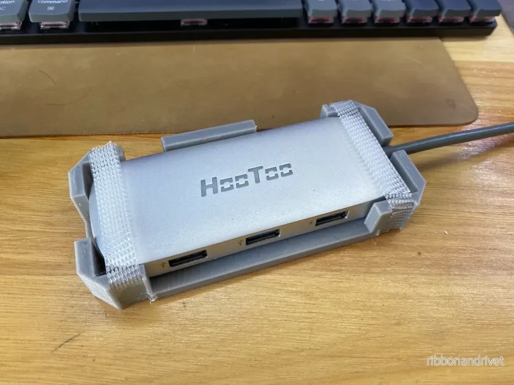 HOOTOO USB-C HT-UC007 Väggfäste för organiserat skrivbord - Bild 2