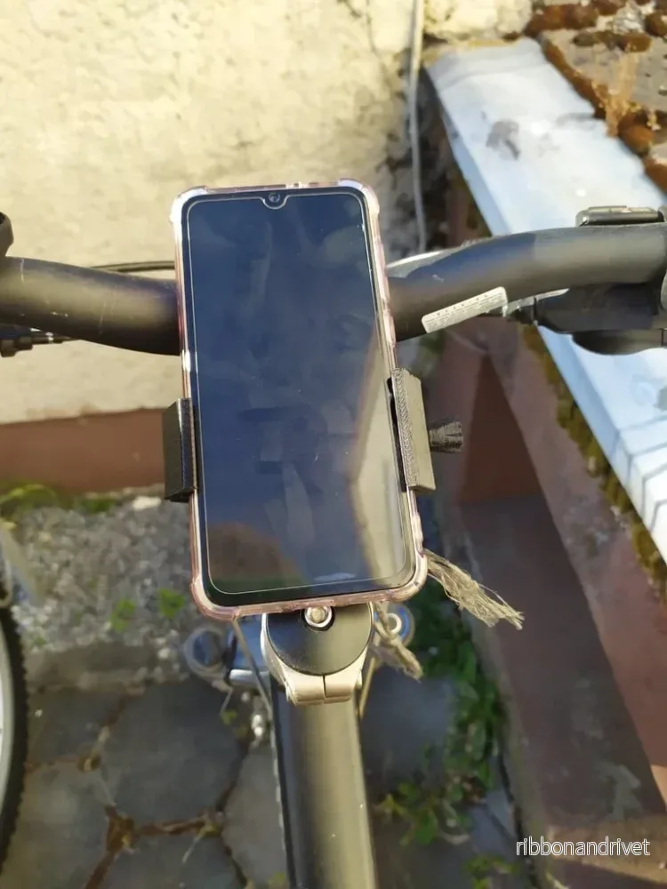 Robust och justerbar telefonhållare för mountainbikes och racercyklar - Bild 3