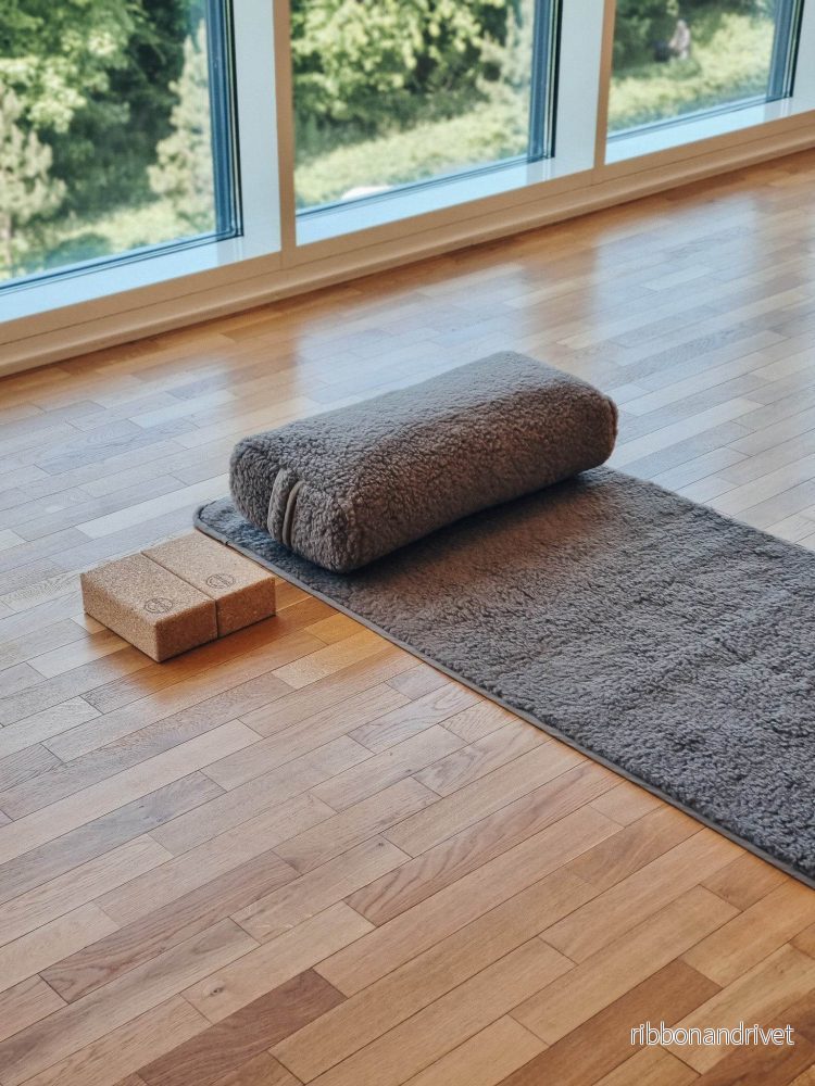 Release Wool Yoga Mat 75 x 200 cm - Light Brown - Bild 2