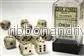 Chessex 16mm d6 Dice Blocks (12 Dice) - Marble Ivory w/Black - Bild 2