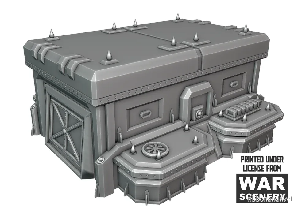Fordon Depot Krigsterräng för Grimdark Tabletop Spel - Bild 2