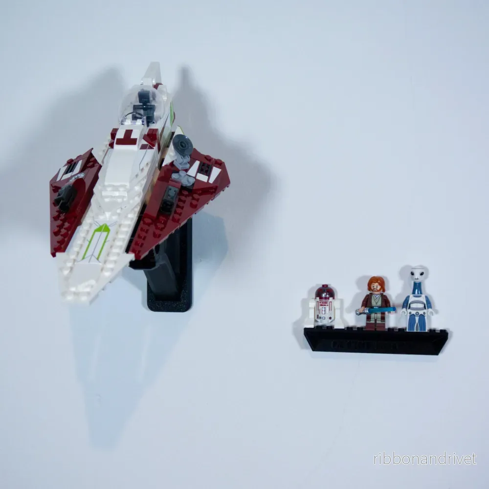 Väggfäste för Star Wars Obi-Wans Starfighter 75333 - Bild 3