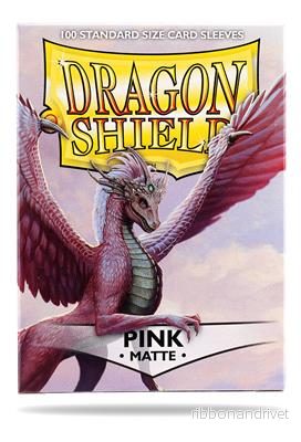 Dragon Shield Standard Sleeves - Matte Pink (100 Sleeves) - Bild 2