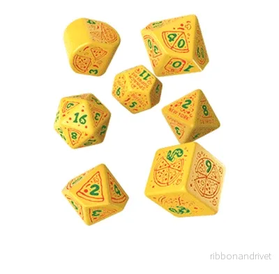 Pizza Dice Set: Margherita (7)