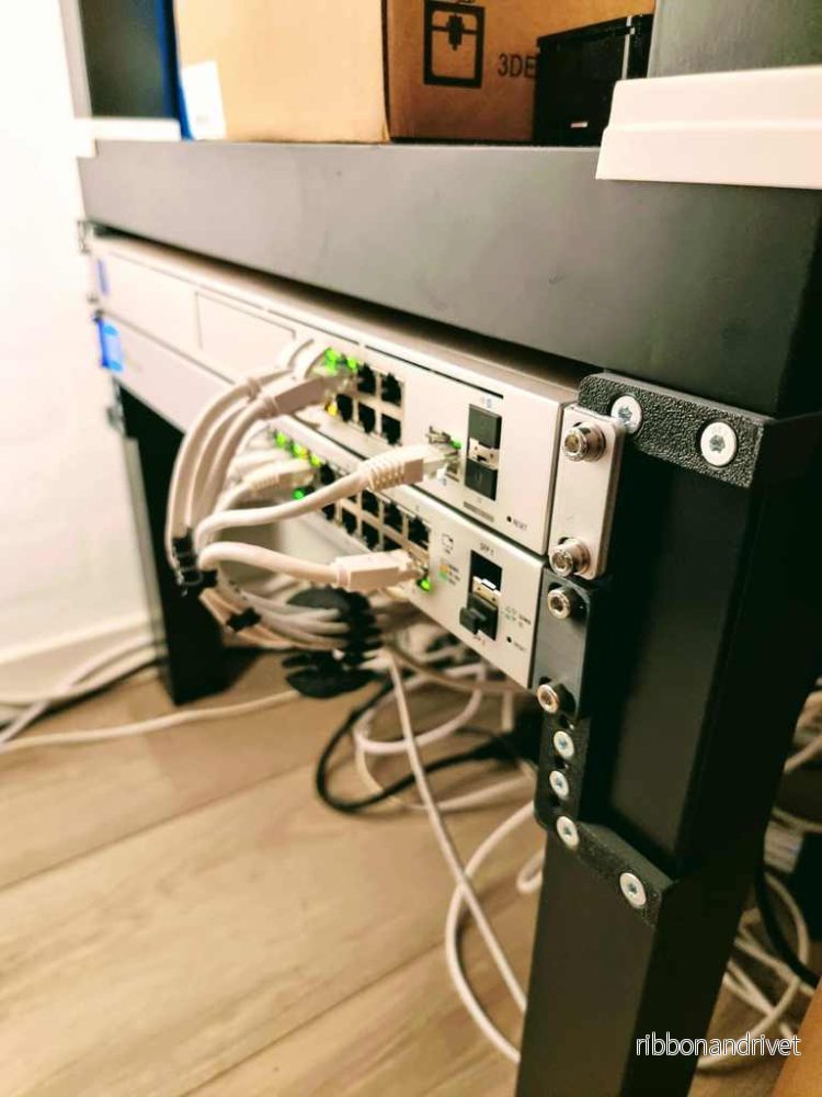 Ikea Lack 3U Rack-skena