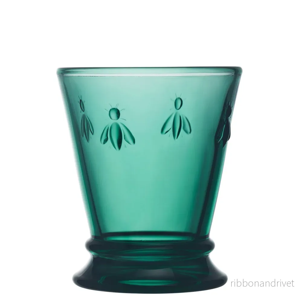 Dricksglas i set med 4 olika färger, 250ml- La Rochère " Abeille " - Bild 3