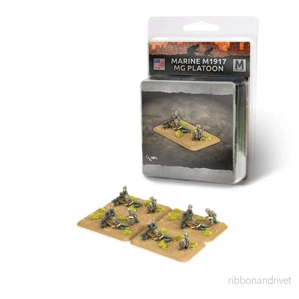 Marine M1917 MG Plutonen (x4) – Tung Kulspruta Marine M1917 MG Plutonen (x4) – Tung Kulspruta