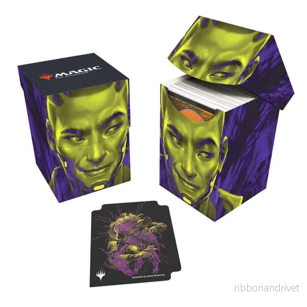 UP – Duskmourn 100+ Deck Box Alt Art Key Character PW för Magic: The Gathering UP – Duskmourn 100+ Deck Box Alt Art Key Character PW för Magic: The Gathering