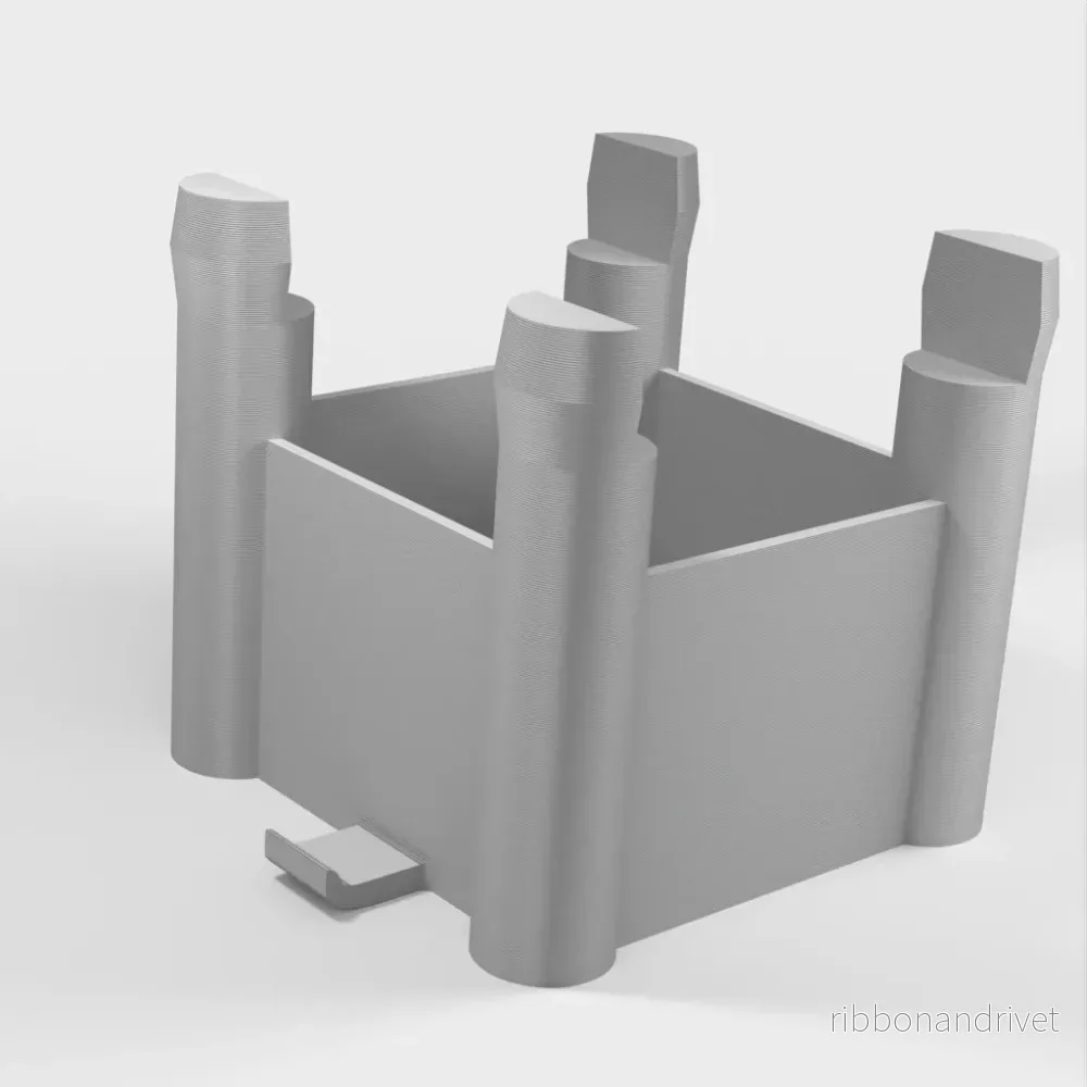Nätadapterhållare för 9/32" Pegboard Organizer - Bild 2