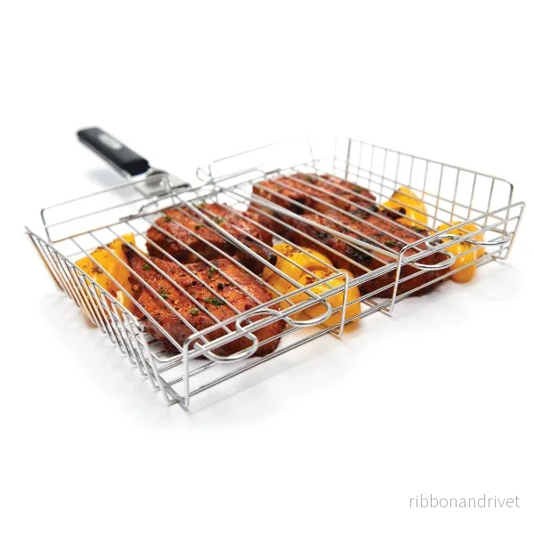 Grillkorg med avtagbart handtag Grillkorg med avtagbart handtag