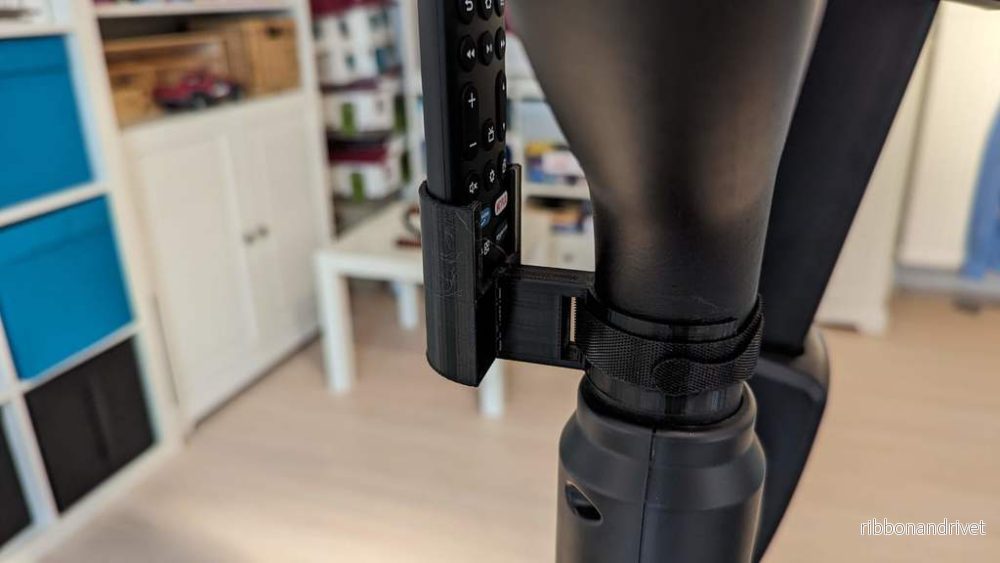 Fire TV Stick fjärrkontrollhållare för motionscykel med säker rem - Bild 2