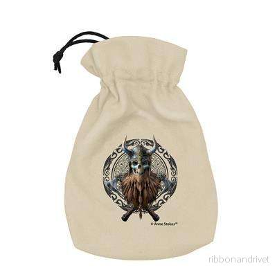 Anne Stokes Dice Pouch: Viking Skull - Bild 2