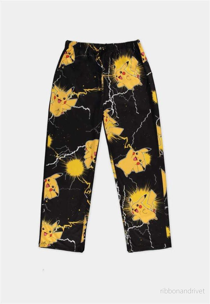 Pokémon – Pikachu AOP mjukisbyxor för herr, 2XL