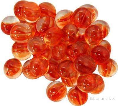 Chessex Gaming Glasstenar i Rör – Catseye Red (40 st)