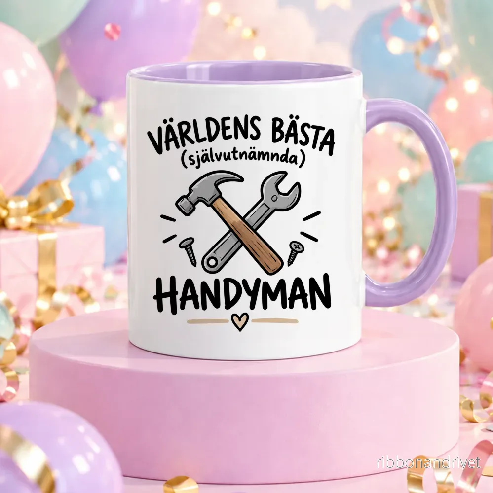 Självutnämnd handyman | Rolig mugg - Bild 2