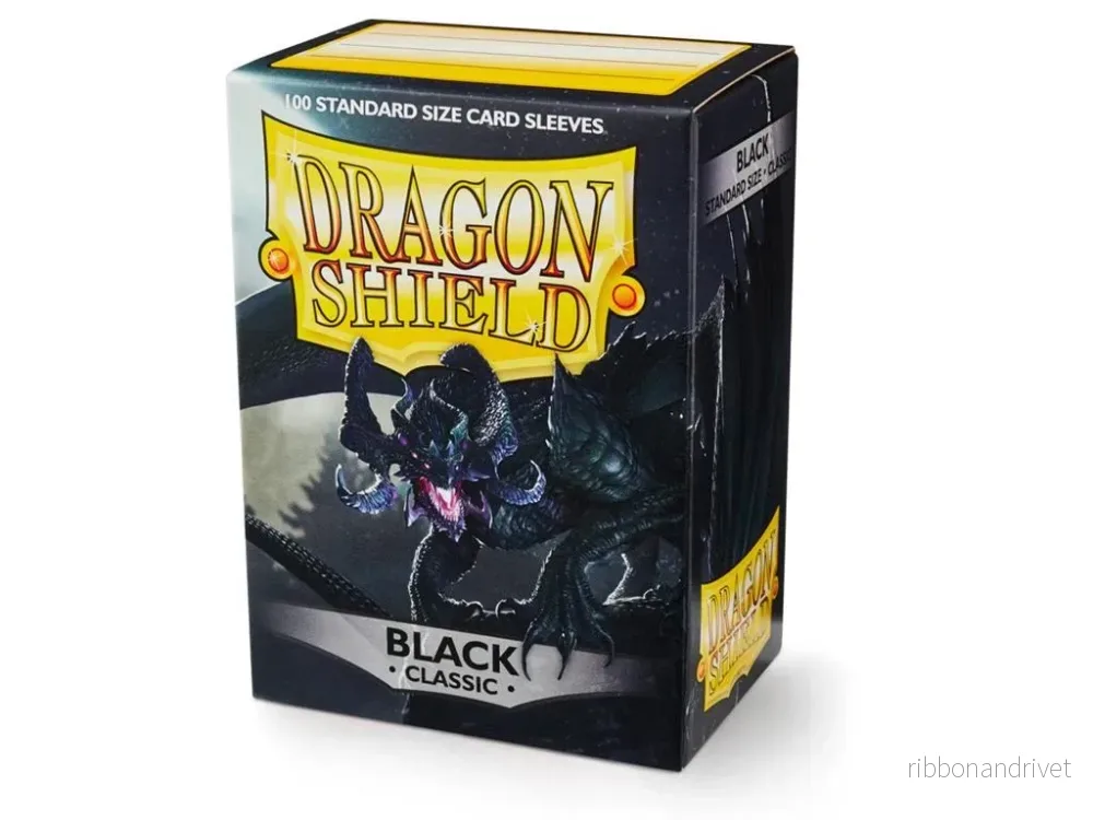 Dragon Shield Standard Sleeves – Svart (100 Sleeves) Dragon Shield Standard Sleeves – Svart (100 Sleeves)