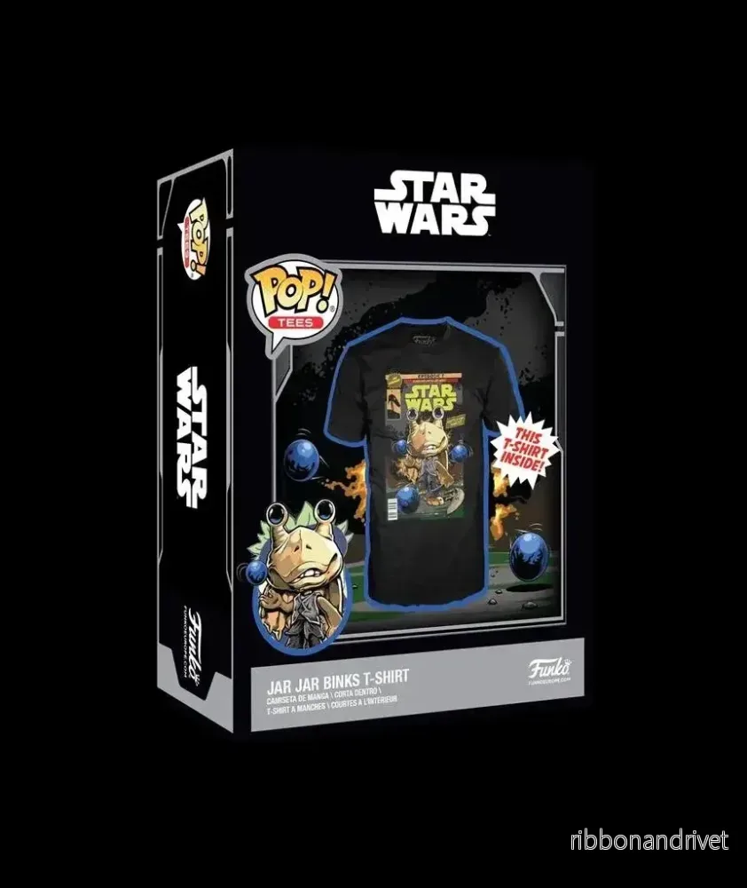 Funko POP Boxed Tee: SW TPM – Jar Jar Binks Funko POP Boxed Tee: SW TPM – Jar Jar Binks