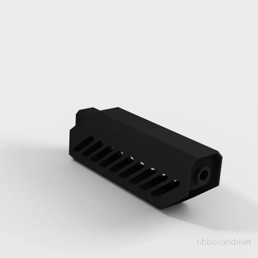 Futuristisk 14mm ljuddämpare för airsoftvapen