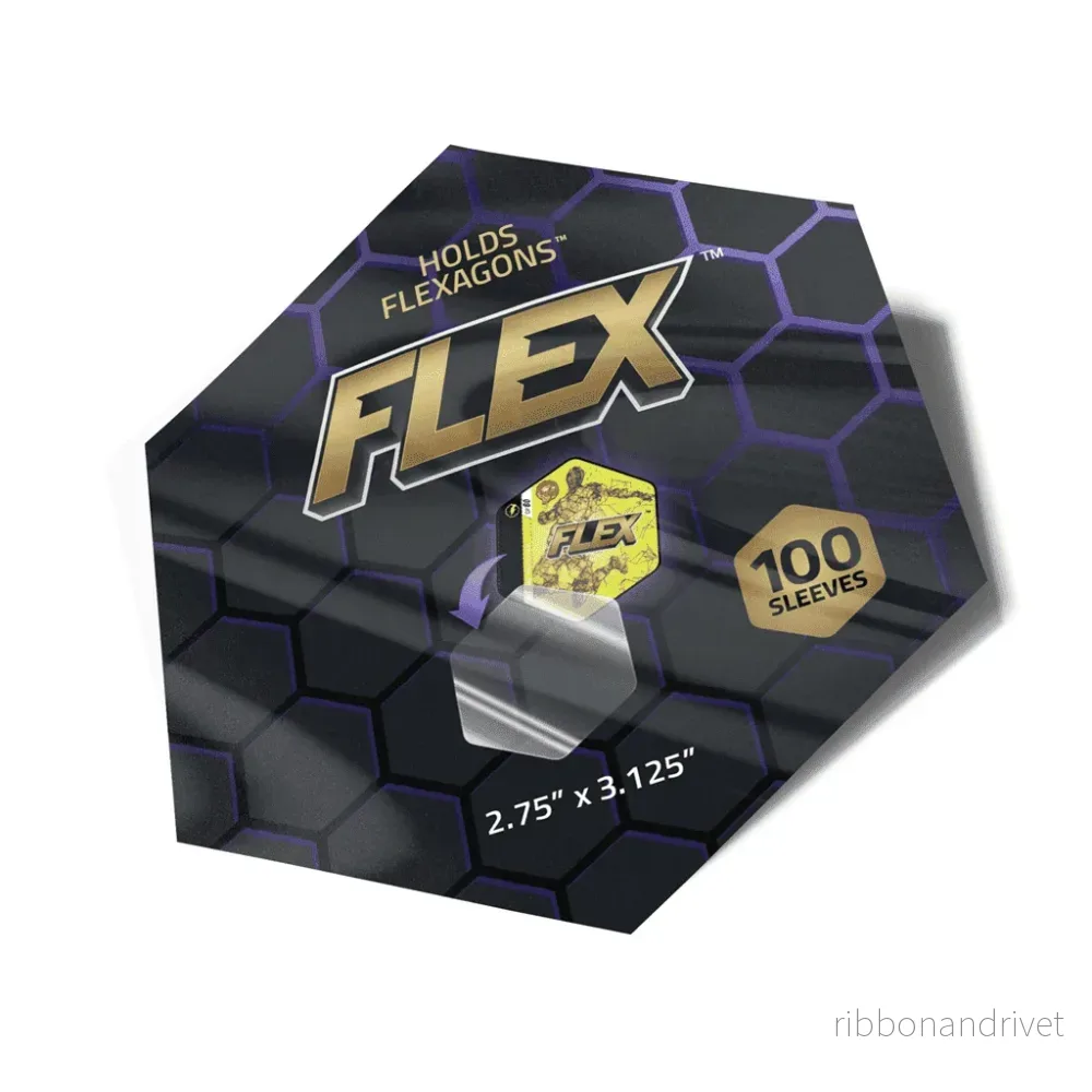 UP - NBA Flex: Hexagonär Ärmar (100 per förpackning)