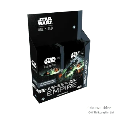 FFG – Star Wars: Unlimited – Ashes of the Empire Carbonite Booster Display (12 boosters) – EN FFG – Star Wars: Unlimited – Ashes of the Empire Carbonite Booster Display (12 boosters) – EN