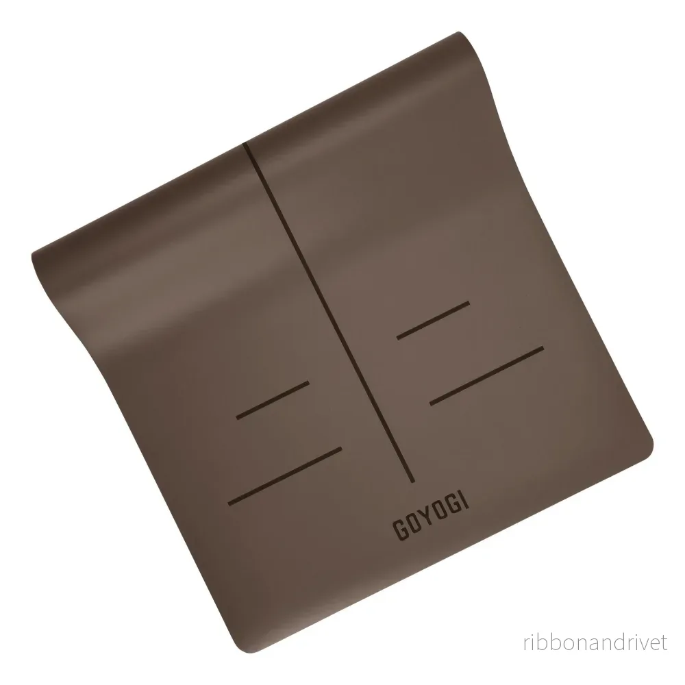 Premium Signature Yoga Mat - Dark Brown - Bild 3