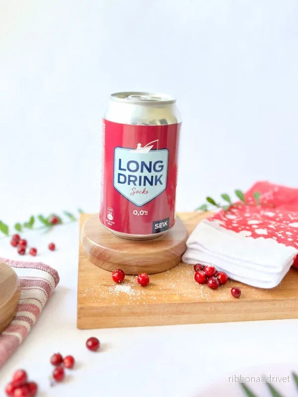 Long Drink Socks – Tranbär, Dam (35-40) 🍹🧦 Long Drink Socks – Tranbär, Dam (35-40) 🍹🧦