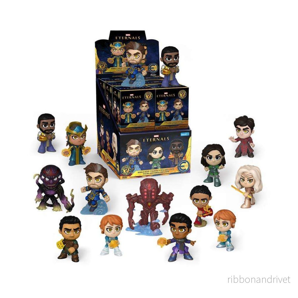 Funko Mystery Minis: MARVEL – ETERNALS (CDU med 12) (Exclusive) Funko Mystery Minis: MARVEL – ETERNALS (CDU med 12) (Exclusive)