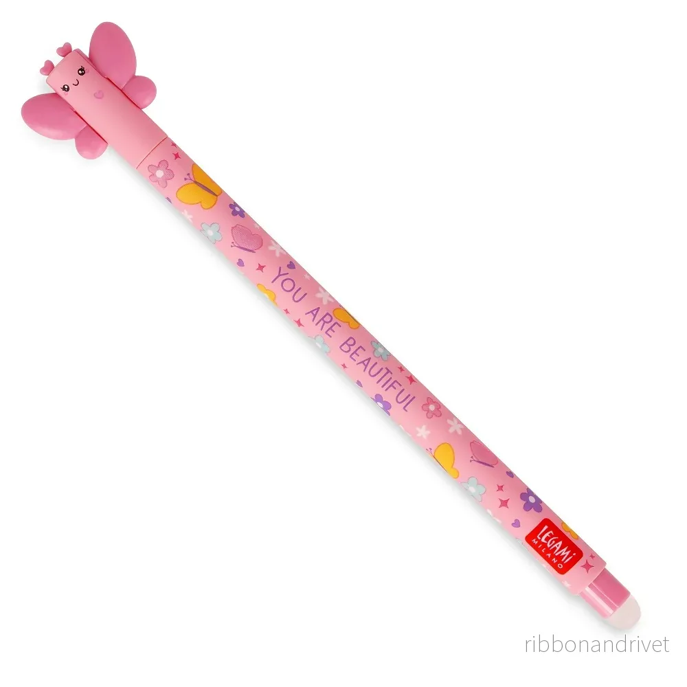 Legami raderbar gelpenna – Butterfly (Rosa bläck)