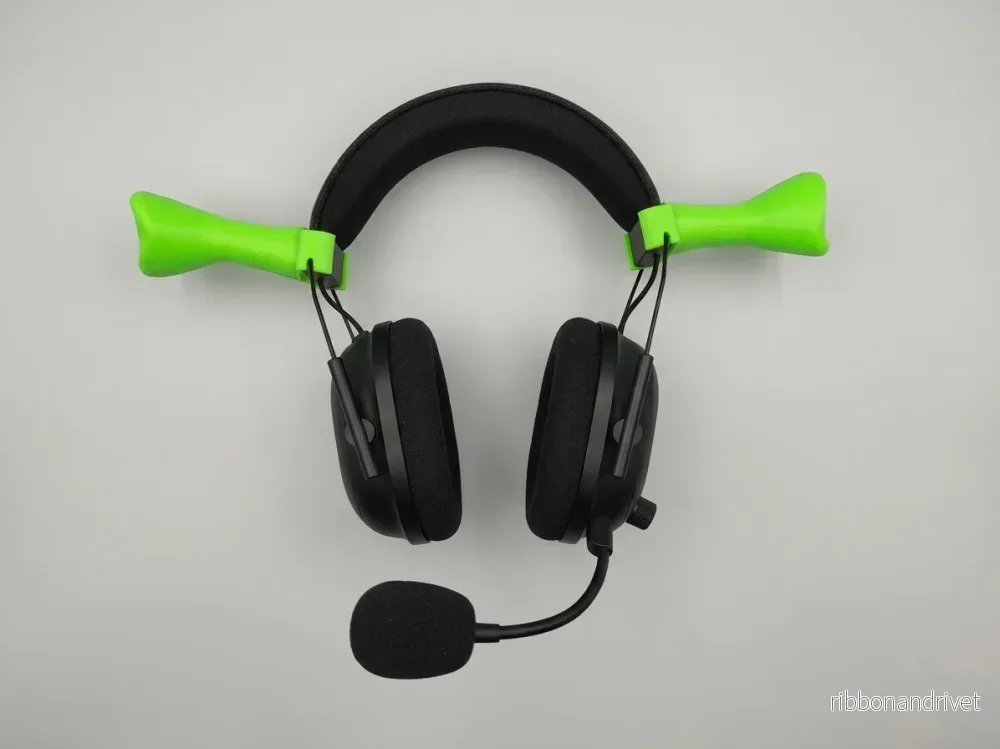 Shrek Ears för RAZER Blackshark v2 PRO