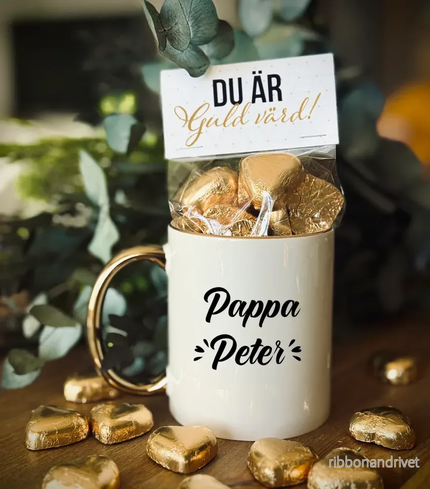 Du är guld värd | Mugg med namn Du är guld värd | Mugg med namn