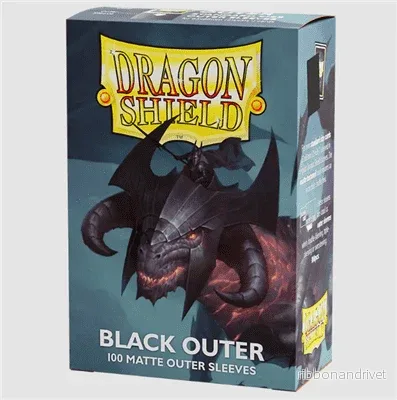 Dragon Shield Standardstorlek Ytterfickor – Matt Svart (100 Fickor) Dragon Shield Standardstorlek Ytterfickor – Matt Svart (100 Fickor)