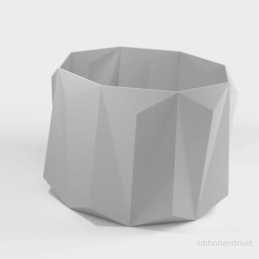 Geometrisk kruka för växter och blommor - Bild 3