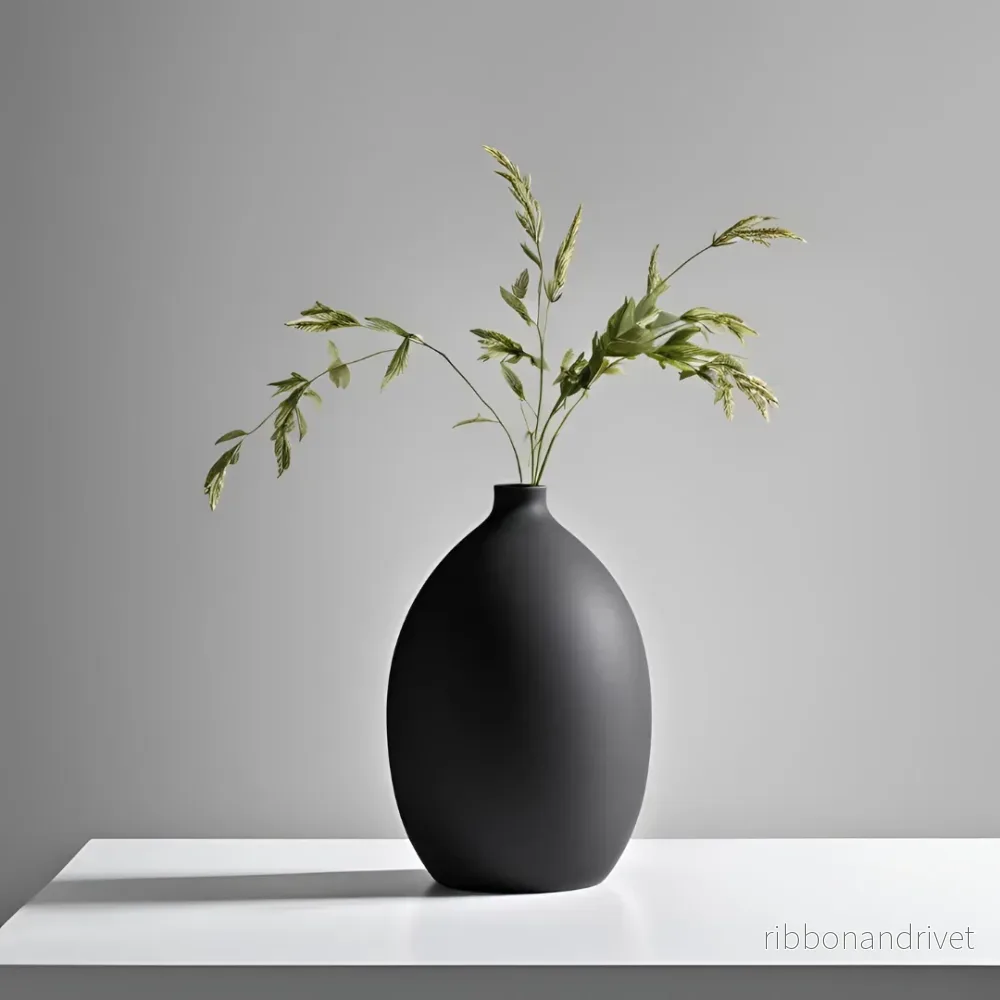 Modern vas för blommor och inredning